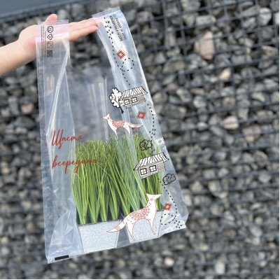 Torba typu koszulka 28×48 cm, 51 mikronów LDPE, seria Ethno