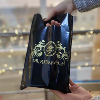 Torba foliowa, 20×30 cm, 51 µm, czarny błyszczący