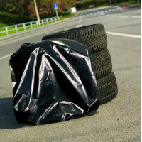 Sack 70(2х15)х100см, rLDPE 51 µm, (2 pieces.) black "УНІВЕРСАЛЬНИЙ"