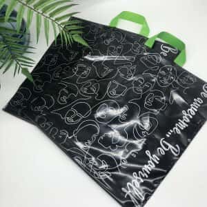 Loop Handle plastic bag “Be awesame … Be yourself” 30x30cm -Chernigov Package - Фото handled_IMG_4067