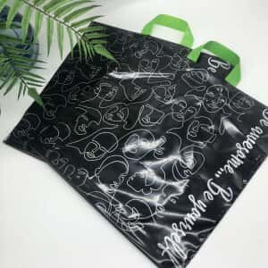 Loop Handle plastic bag “Be awesame … Be yourself” 30x30cm - Photo Loop Handle plastic bag “Be awesame … Be yourself” 30x30cm Loop Handle plastic bag “Be awesame … Be yourself” 30x30cm -Chernigov Package - Photo Loop Handle plastic bag “Be awesame … Be yourself” 30x30cm