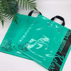 Loop Handle plastic bag “Don’t worry. Relax” 40x40cm Chernigov Package - Photo изображение_viber_2020-03-27_20-25-471